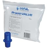 WNL Products 5000TV Practi-Valve CPR Training Valve, 10 Pack | Fits all WNL Adult, Child, and Infant Training Masks, individually wrapped, single use, cost effective
