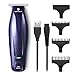 Portable Outliner Bald Head Clipper Bear Trimmer with T-Blade, Cordless Hair Beard Mustache Body Grooming Kit USB Rechargeable for Contouring, Shaving, Sculpting, and Trimming