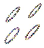 Magnetic Rainbow Simulated Hematite Sexy Rhinestone Anklet for Women