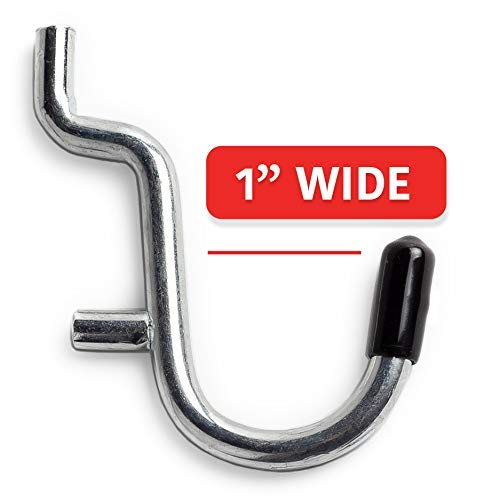 Extra Thick 1/4'' Metal J Hooks For Pegboard 60 Pcs 1/4'' pegboard