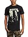 Impact Merchandising Men's David Bowie Guitar T-Shirt, Coal, Large
