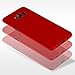 YIHAILU Samsung Galaxy S8 Plus Case Smoothly Skin Shockproof Ultra Thin Slim Full Body Protective Cover For S8+ 6.2 Inch (Silky Red)