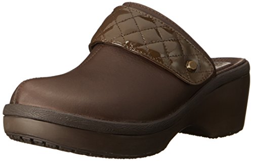crocs cobbler suede clogs