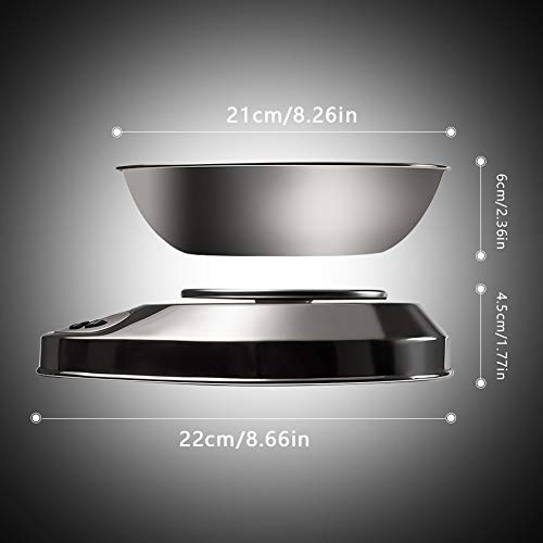 Hochioce Digital Food Kitchen Scales, Multifunction Kitchen Scales, Removalble Bowl for Cooking and Baking,0.1g High Precision Scales, LCD Display,Stainless Steel-Silver