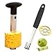 Pineapple & Apple Corer,Good Grips Precision Stainless Steel 3-in-1 Pineapple Cutter Peeler Slicer With Durable Non-Slip Handle Essential For Home Kitchen by Techfeed(Pack of 3)