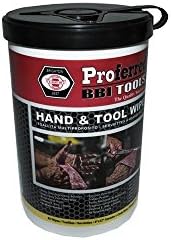 Proferred Bbi Tools T99001 Hand Tool Wipes 82 Wipes 9" X 12" Canister