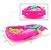 Verphaoed Bathtime Doll Bath Set Mini Whale Bathtub Toy with Baby Doll Pretend Play Bath Toys Games for Kids
