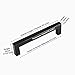 goldenwarm Modern Cabinet Handles Black Drawer Pulls -LSJ12BK160 Handles for Kitchen Cabinets Bathroom Cabinet Handles 6-1/4in(160mm) Hole Centers 25Pack