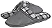HomeTop Women's Cozy Fabric Slip On House Slippers