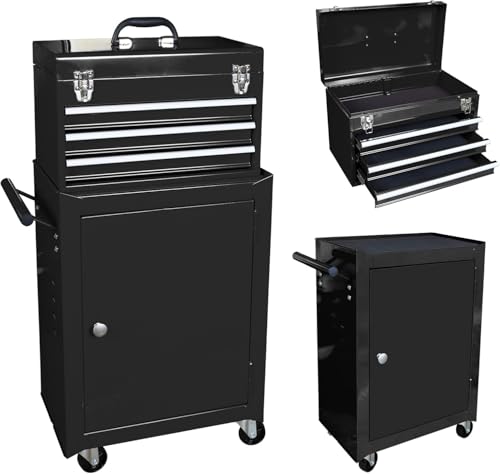 BIG RED ATBD134R-BLACK-3 Torin Rolling Garage