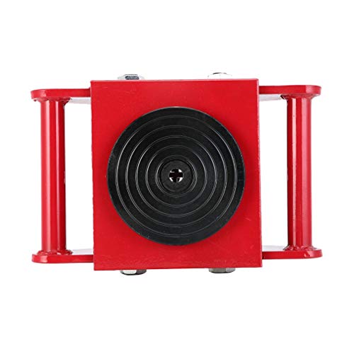 Industrial Machinery Mover Skates (6T) Machinery Moving Roller Dolly Kit (13200lb) with 360°Swivel Top Plate for Heavy Equipment and Machinery