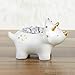 Kate Aspen Dinosaur Ceramic Planter, One Size, White
