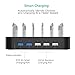 ANNAN Fast Charging Station and 5 USB Lightning Cables, 5-Port USB Phone Charging Stand with Type C, Docking Station Organizer Hub for iPhone, iPad, Apple, Samsung, Kindle,Tablets and Android Device