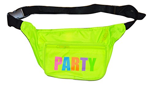 Bam Products- Neon Fanny Party Pack (Yellow-Multi)