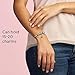 Pandora Jewelry - Moments Snake Chain Charm Bracelet for Women in Sterling Silver with Clear Cubic Zirconia, 7.5 IN / 19 CM