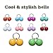 Rypet Cat Collar Bells (24 Pack), Strongest & Loudest Dog Collar Bells, Bell Training Charm Pendants for Pet Cat Dog Necklace Collar