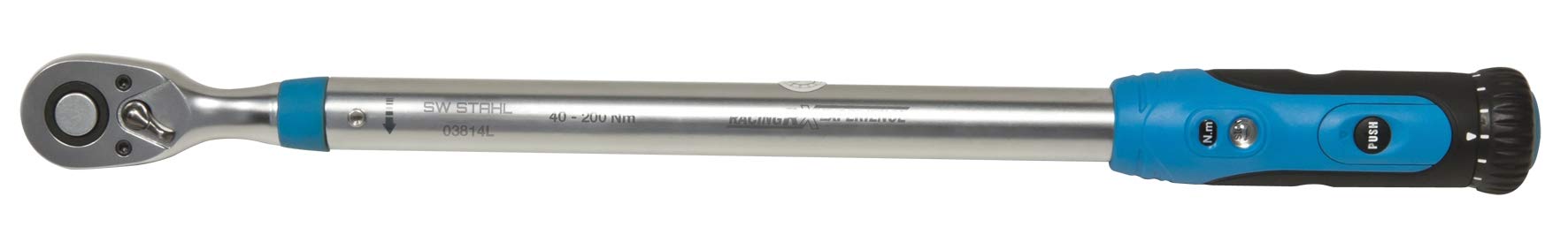 SW-Stahl 03814L 1/2 Inch I 40-200 Nm I Torque Wrench for Changing Tyres