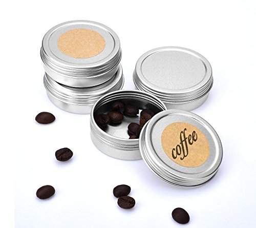 JM-capricorns 24 Pcs 30 ml Silver Small Aluminum Round Lip Balm Tin Storage Jar Containers with Screw Cap for Lip Balm, Cosmetic, Candles or Tea - Thumbnail 3