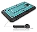 E LV Case for Galaxy Note 4 Case Shock Absorption/HIGH Impact Resistant Full Body Hybrid Armor Protection Defender Case Cover for Samsung Galaxy Note 4 - [Turquoise/Black]
