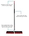 Alpine Industries Alpine Heavy Duty Push Broom for Floor Cleaning Soft Bristle Brush for Shop, Deck, Garage, Concrete for Indoor & Outdoor Sweeping Broom (Red -24 inches)