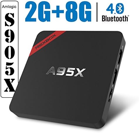NEXBOX A95X Android 6.0 Mini PC set top Box 2GB 8GB Amlogic S905X Quad core Cortex A53 2.0GHz 64bit With Learning Remote