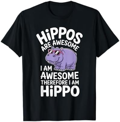 Amazon.com: Hippopotamus Stuff Hippos are Awesome Therefore I am a