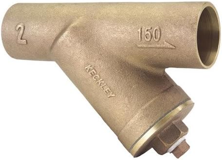 Keckley Y Strainer 1 in 125 lb Bronze Solder Joint