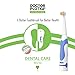 Doctor Plotka's Mouthwatchers Antimicrobial Floss Bristle Silver Electric Power Toothbrush, Blue