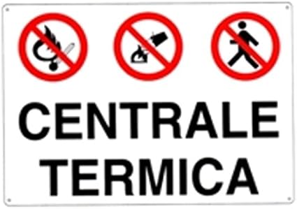 Cartello centrale termica Cartello centrale termica
