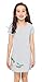 Fiream Girls Summer Cotton Striped Casual Cartoon Shortsleeve Dresses