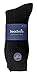 Mens 6 Pair Pack Thin 100% Cotton Lightweight Black or Brown Ribbed Crew Dress Socks (SE002 Black) 7-12 US