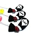 HugeLoong Knit Golf 10Piece Iron Head Cover Set(Black/White)