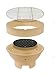 Round cast Iron Bottom fire Grate for Big Green Egg, BBQ high Heat Charcoal Plate fit for S/Mini/Medium Big Green Egg fire Grate Grill Charcoal Replacement Parts Green Egg Accessories-6.5in MFGC