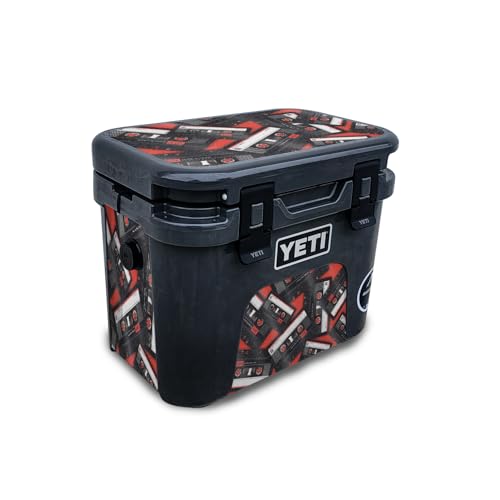 Glossy Glitter Skin Compatible with Yeti Roadie 15 Hard Cooler - Mixtape - Prem…