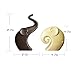 Ctystallove Home Decor Accessories Animal Porcelain Ornaments Ceramic Crafts Art Figurines (Elephant)