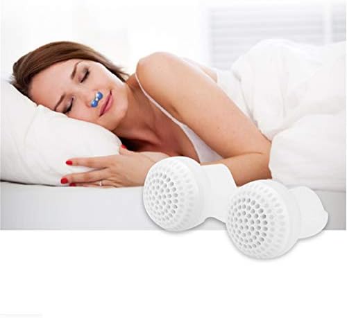 FAMLYJK Anti Snoring Device - Snore Stopper and Travel Case Kit - Snore Solution for Men and Women - No More Loud Snoring, Experience Better Sleep(2 Pieces),White [Energy Class A]
