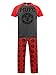 Manchester United Mens Football Club Pajamas Size Medium Multicoloured