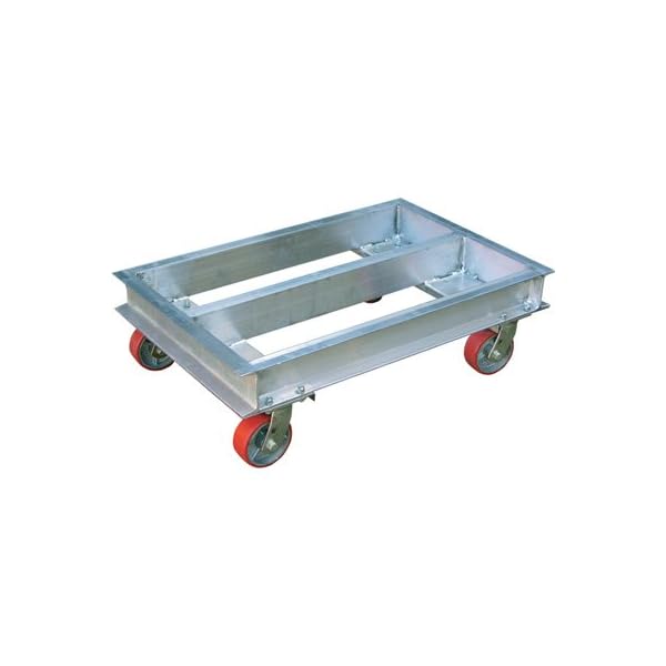 Vestil Dolly - Aluminum Channel, 2,000-Lb. Capacity, 42in.L x 40in.W, Model Number ACP-4042-20