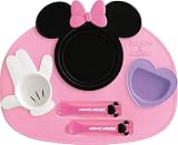 Nishiki Kasei [Meal Is Fun] Minnie Mouse Icon Lunch Plate