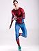 Red Plume Men Cool Dry Compression Long Sleeve Base Layer Shirts, Spider Tee (M, Spider)
