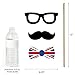 Big Dot of Happiness London - British Photo Booth Props Kit - 20 Count