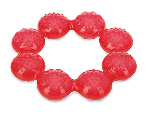 Nuby Pur Ice Bite Soother Ring Teether (Red)