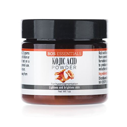 Pure Kojic Acid Powder | A POTENT SKIN LIGHTENER | Evens skin tone and reduces discoloration | For sun spots, age spots, melasma & discoloration | WHITENS & BRIGHTENS SKIN