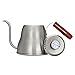 Java Shield Pour Over Kettle - Built-In Thermometer – 1.2 Liter/40floz Stainless Steel with Triple Layer Base – Gooseneck Spout for a Precision Pour (1.2 Liter/40floz)