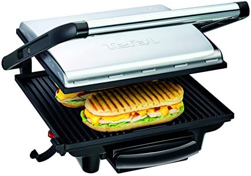 Tefal Gril Viande Panini Multifonction 2000W Rangement Vertical GC241D12