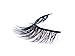 Davocy 3D Natural False Eyelashes New Handmade Fake Lashes High End Reusable Soft Eyelash Strips For Woman Makeup Cruelty Free(1 Pairs 2 Piecs)