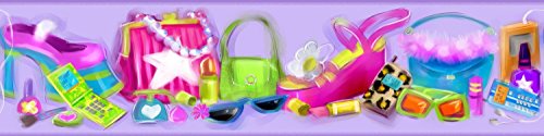 Girls room makeup - accessorize - girls wallpaper borde…