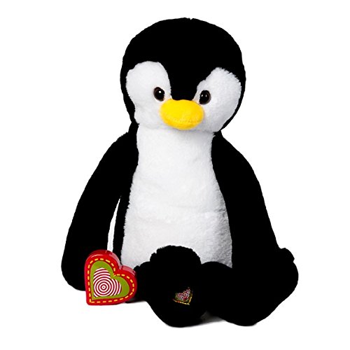 My Baby's Heartbeat Bear Vintage Stuffed Penguin with a 20