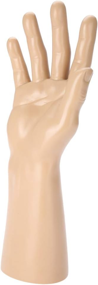 Hand Model,High Simulated Female Hand Model Mannequin Hand Ring Bracelets Gloves Jewelry Display Female Hand Mannequin Jewelry Display Stand Model Dummy Torso