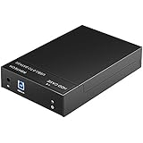 RSHTECH Hard Drive Enclosure USB 3.0 to External Hard Drive Docking Station for 2.5inch/ 3.5inch SATA I/II/III /HDD or SSD Case Support UASP &amp; 8TB Drives (Black)